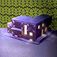 Haute Nature Modernist Gingerbread House